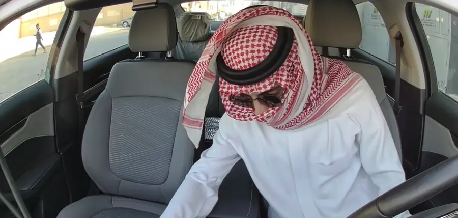 لقطة من الكاميرا الداخلية لداش كام رصد